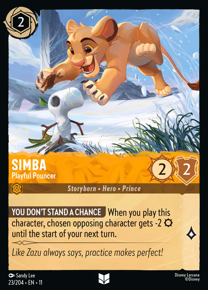 Simba - Playful Pouncer #23 (Uncommon)