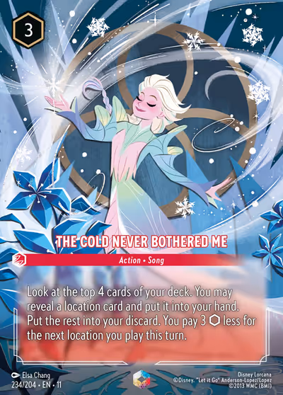The Cold Never Bothered Me
