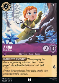 Anna - Little Sister #52 (Uncommon)