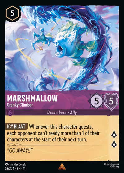 Marshmallow - Cranky Climber #53 — Winterspell (Rare) · Disney Lorcana
