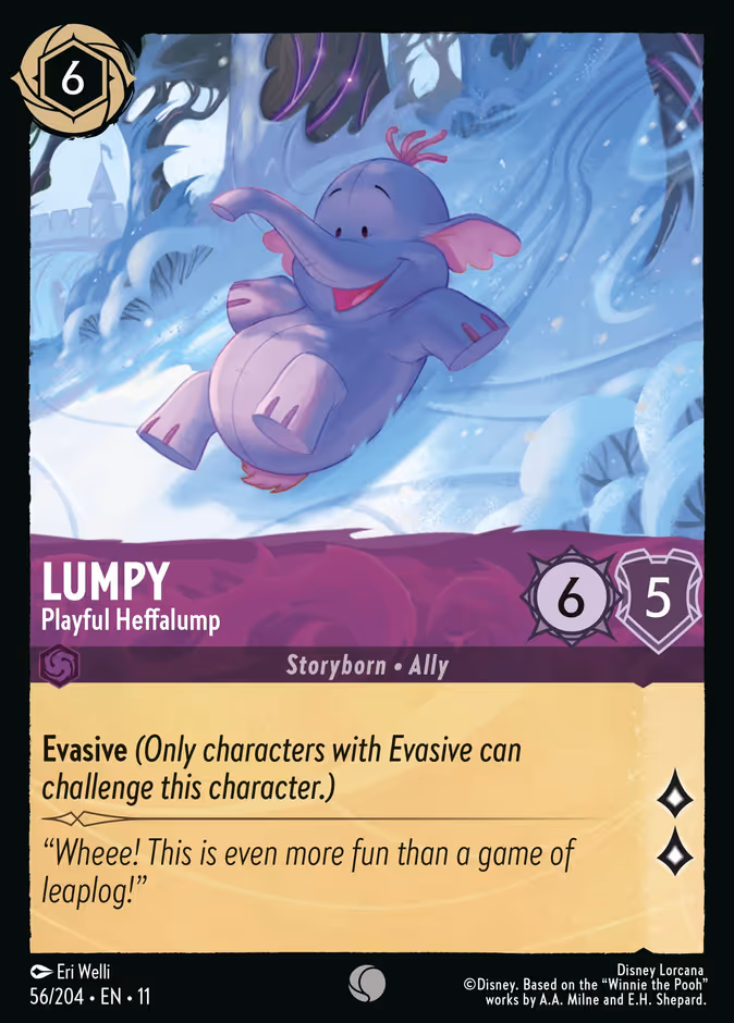 Lumpy - Playful Heffalump #56 (Common)