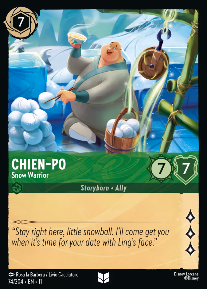 Chien-Po - Snow Warrior #74 (Uncommon)