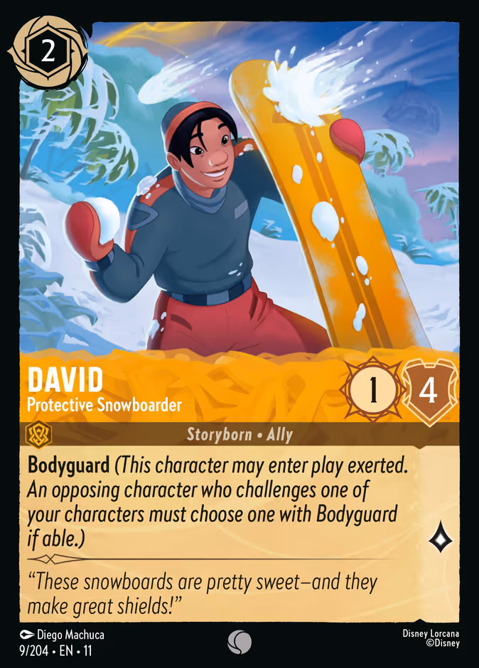 David - Protective Snowboarder #9 (Common)