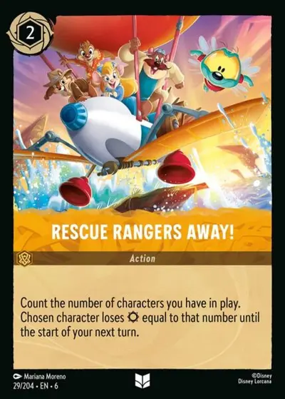 Rescue Rangers Away! #10 — Disney Lorcana Promo Cards · Disney Lorcana