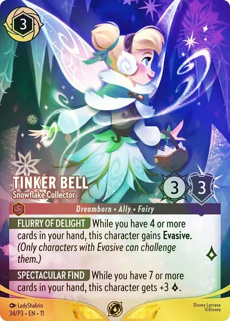 Tinker Bell - Snowflake Collector (P3) #33 (Promo)