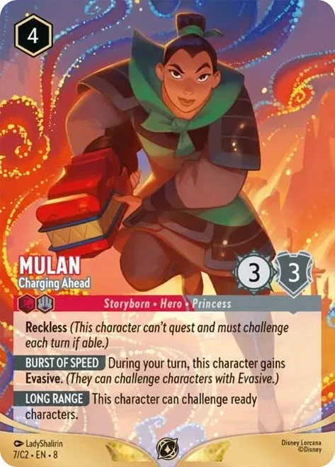 Mulan - Charging Ahead (Challenge) 7/C2 #7 (Promo)