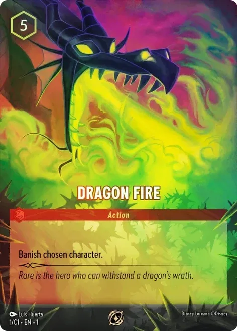 Dragon Fire (Challenge) (#001) #1/C1