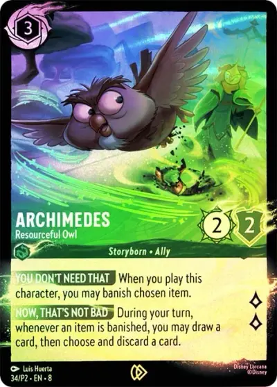 Archimedes - Resourceful Owl (Illumineer's Quest)