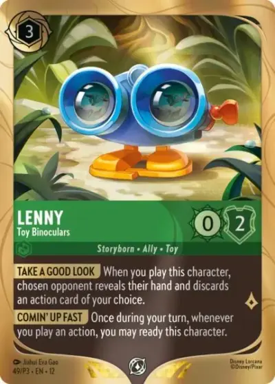 Lenny - Toy Binoculars #79 Foil — Weekly Play Promo (Promo) · Disney Lorcana